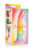 Simply Sweet 6.5in Rainbow Dildo