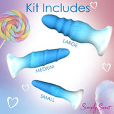 Simply Sweet Silicone Butt Plug Set