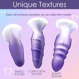 Simply Sweet Silicone Butt Plug Set