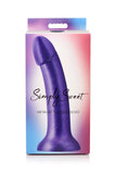 Simply Sweet 7 In Metallic Silicone Dildo