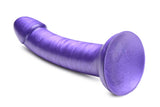 Simply Sweet 7 In Metallic Silicone Dildo