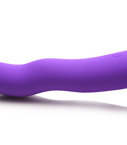 Simply Sweet Vibrating Wavy Silicone Dildo W/ Remote