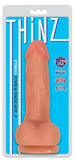 Thinz Slim Dong 6in W/ Balls Vanilla