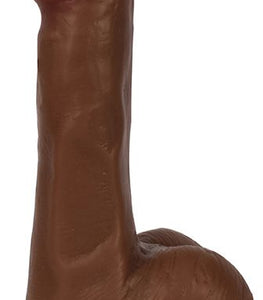 Thinz Slim Dong 6in W/ Balls Chocolate