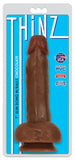 Thinz Slim Dong 7in W/balls Chocolate