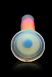 Lollicock 7in Glow In The Dark Rainbow Silicone Dildo