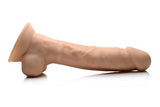 Fleshstixxx 8in Vibrating Dildo W/ Balls