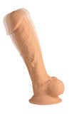 Fleshstixxx 8in Vibrating Dildo W/ Balls