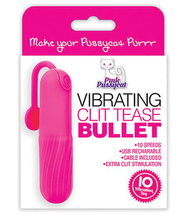 Pink Pussycat Clit Tease Bullet