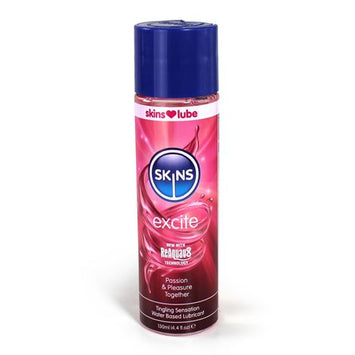 Skins Excite Tingling Water Based Lubricant 4.4 Oz Default Title