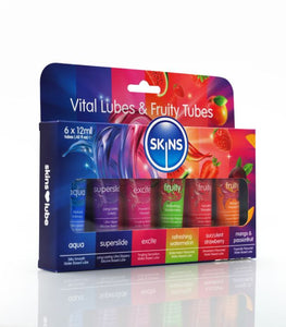 Skins 12ml Sampler Tubes Vital & Fruity 6pk Default Title