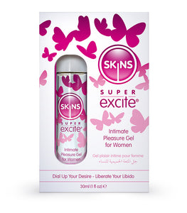 Skins Super Excite Clitoral Stimulation Gel 1 Fl Oz Default Title