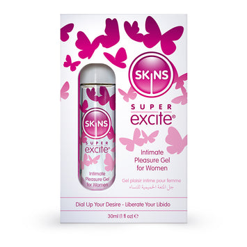 Skins Super Excite Clitoral Stimulation Gel 1 Fl Oz Default Title