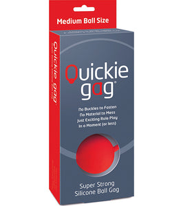 Quickie Ball Gag Medium Red