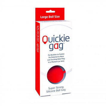 Quickie Ball Gag Red Large Default Title