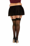 Thigh High Sheer Black Os Moulin