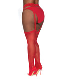 Pantyhose W/ Garters Red