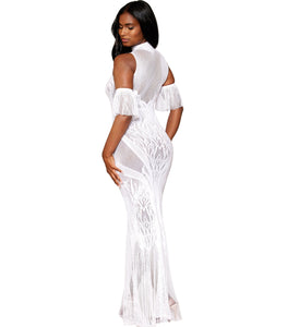 Bodystocking Gown White