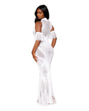 Bodystocking Gown White