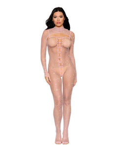 Bodystocking & Shrug Rose Quartz O/s