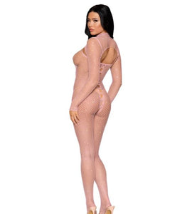 Bodystocking & Shrug Rose Quartz O/s