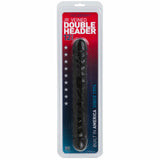 Jr. Veined Dbl Header-black 12in Cd