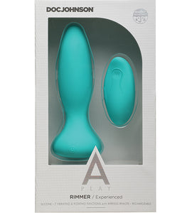 A-play Rimmer Experienced Anal Plug Rechargeable W/ Remote Teal