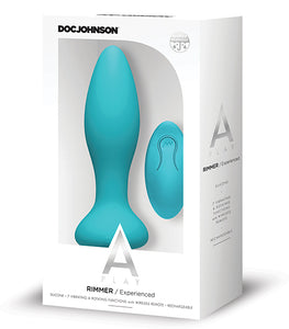A-play Rimmer Experienced Anal Plug Rechargeable W/ Remote Teal