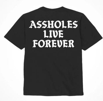 Assholes Live Forever Black & White Xlarge