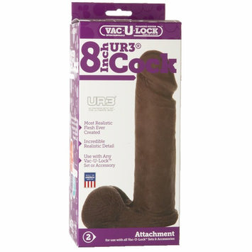Vac U Lock Ultraskyn Cock 8in Black
