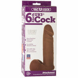 Vac U Lock Ultraskyn Cock Brown 6in