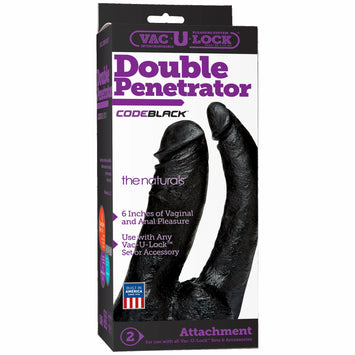 Vac U Lock Code Black Double Penetrator Default Title