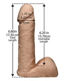 Ultra-realistic-7in Cock W/harness Bx