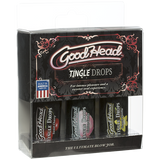 Goodhead Tingle Drops 3 Pk 1 Oz French Vanilla Sweet Cherry And Cotton Candy