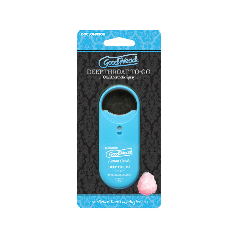 Goodhead Deep Throat Spray To Go .3 Oz Cotton Candy Default Title