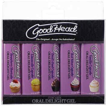 Goodhead Oral Delight Gel 5 Pk Cupcakes Default Title