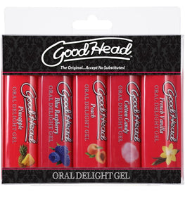 Goodhead Oral Delight Gel 5 Pk Assorted Flavors Default Title