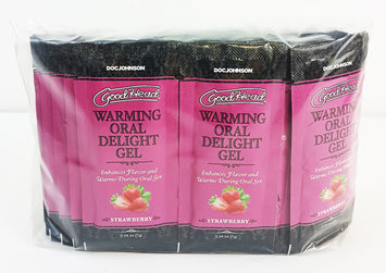 Goodhead Warming Oral Delight Gel 48 Pcs 0.24 Oz Cotton Candy