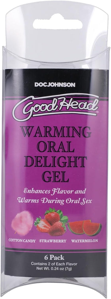 Goodhead Warming Oral Delight Gel 6 Pack Default Title