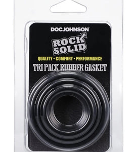 Rock Solid Tri-pack Rubber Gasket