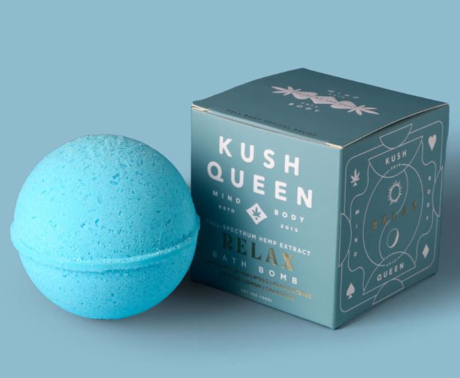 Kush Queen Bath Bomb Relax 250mg Default Title