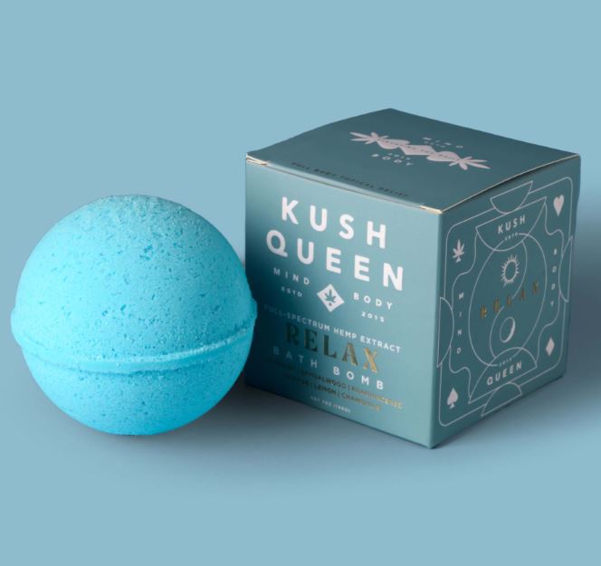 Kush Queen Bath Bomb Relax 1000mg Default Title