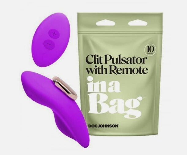 In A Bag Clit Pulsator With Remote Default Title