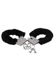 In A Bag Furry Handcuffs Black