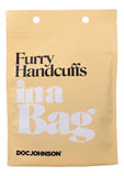 In A Bag Furry Handcuffs Black