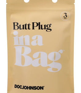 In A Bag Butt Plug 3 Black 