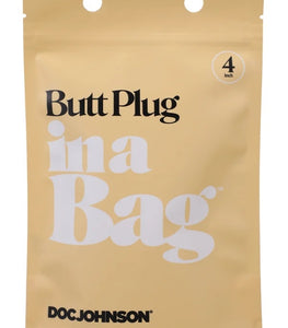 In A Bag Butt Plug 4 Black 