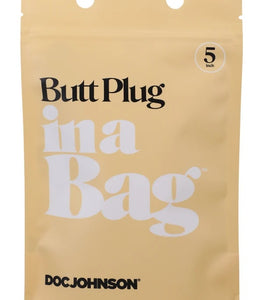 In A Bag Butt Plug 5 Black 