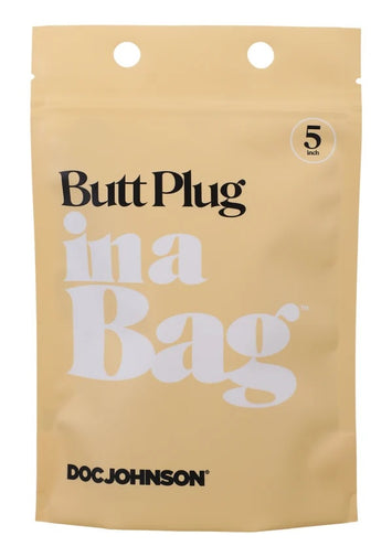 In A Bag Butt Plug 5 Black 