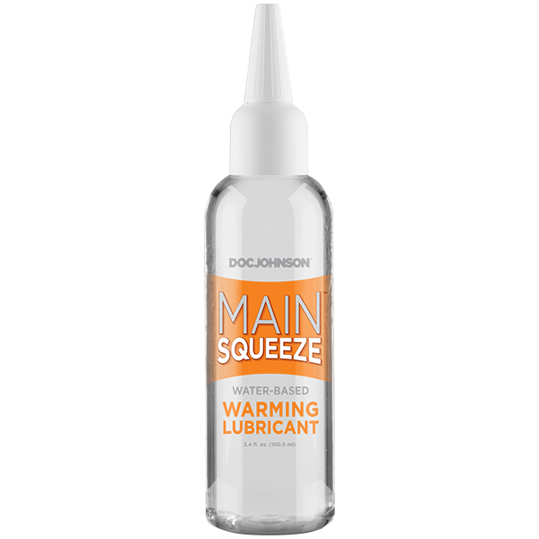 Main Squeeze Warming Water Based Lubricant 3.4 Oz Default Title